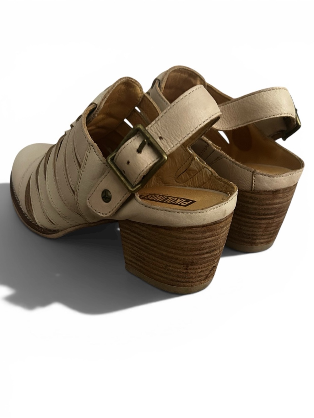 Pikolinos Andorra Sand Color W7K-0951 Slingback Sandals Size 39 US Size 8.5 - Picture 6 of 9